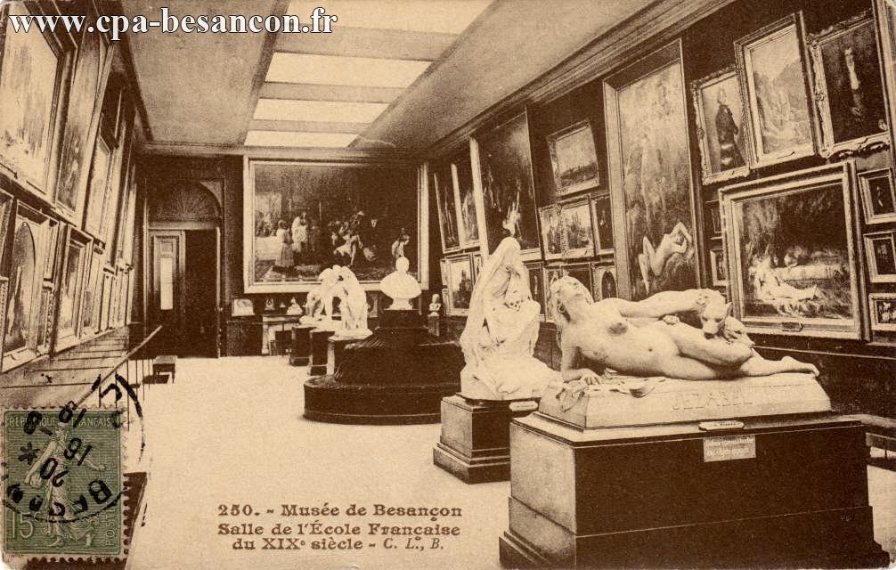 250. - Musée de Besançon - Salle de l’École Française du XIXe siècle